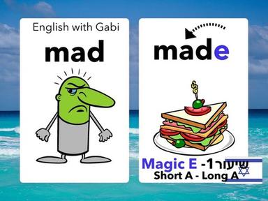  Short A, Long A -Magic E- שיעור 1