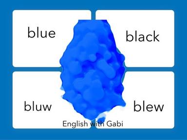 Spelling Colors in English