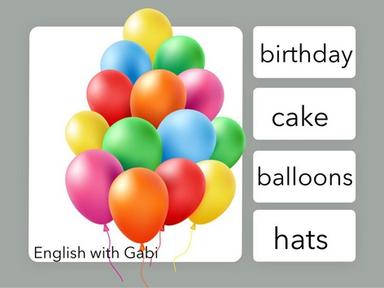 Birthday Vocabulary 