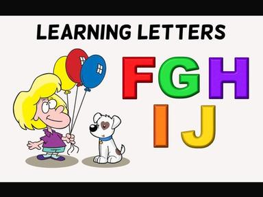 Learning Letters F-J