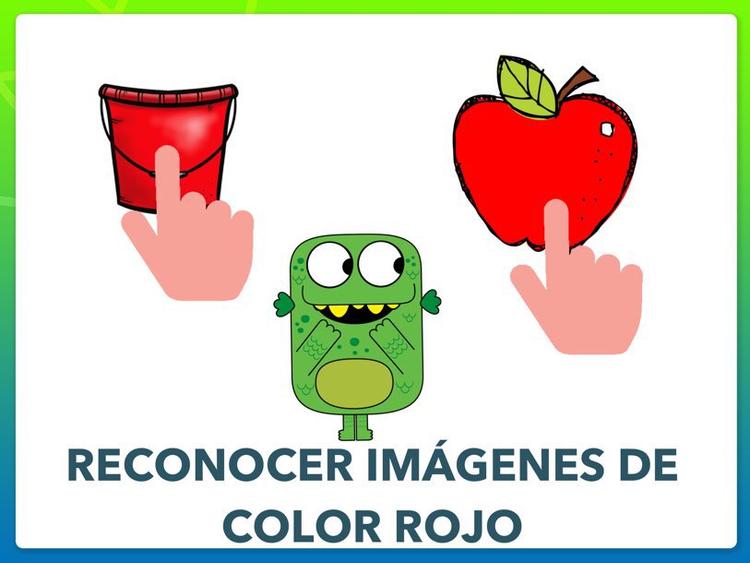 RECONOCER IMÁGENES DE COLOR ROJO