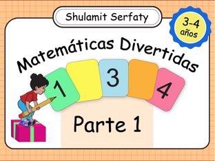 Matemáticas divertidas - 3-4 años - Parte 1