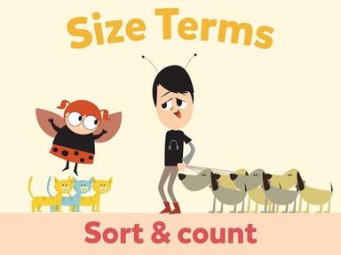 Size Terms: Sort & Count