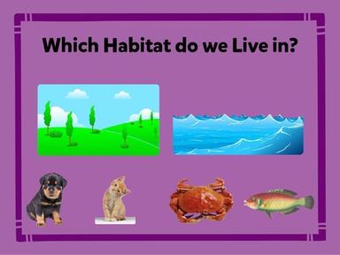 Which Habitat do we Live in?