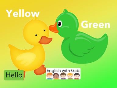 Yellow & Green- Learning Colors