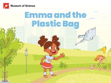 Emma and the plastic bag