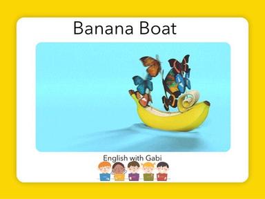 Banana Boat- Spelling & Vocabulary