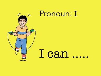 Pronoun I