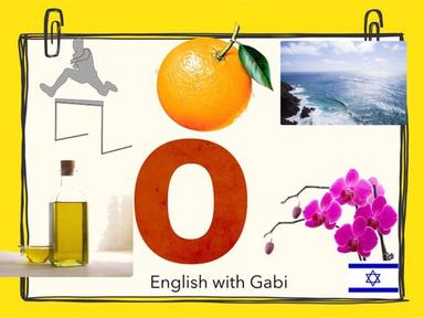 English Letter O לימוד אותיות באנגלית(1)