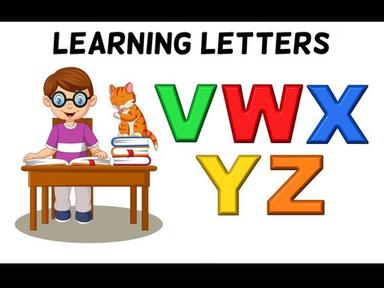 Learning Letters V-Z