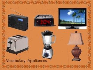 Vocabulary: Appliances