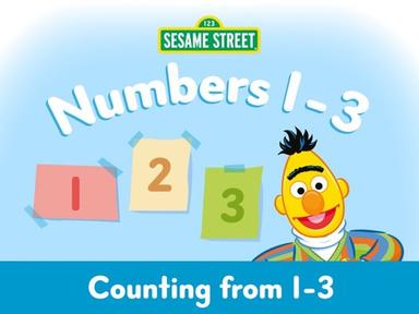 Counting from 1-3