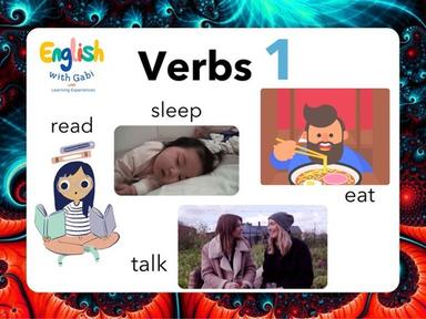 Lesson 1: Verbs-English with Gabi