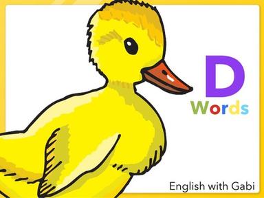 D Words - Learning Letter Sounds 