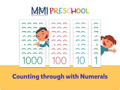 Lesson 5: Counting through with Numerals