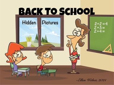 Back to School Hidden Pictures