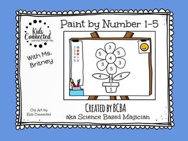 Paint By Numbers: 1-5 (Flower)