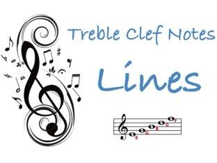 Treble Clef Notes - Lines