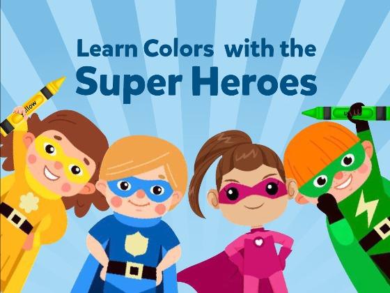 Learn Colors with the Super Heroes