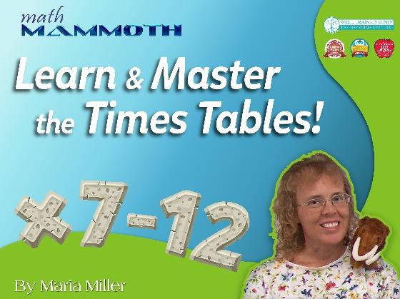 Learn & Master the Times Tables! X7-X12