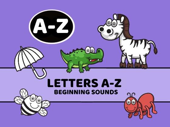 Letters A-Z Beginning Sounds