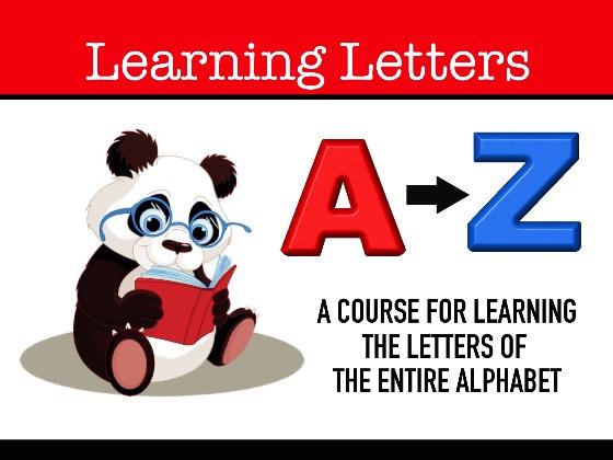 Learning Letters A-Z