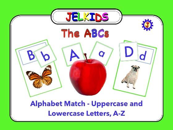 Alphabet Match – Uppercase and Lowercase Letters  Letters