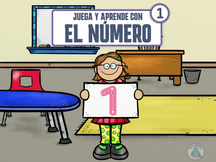 Aprendiendo los Números 1, 2 y 3