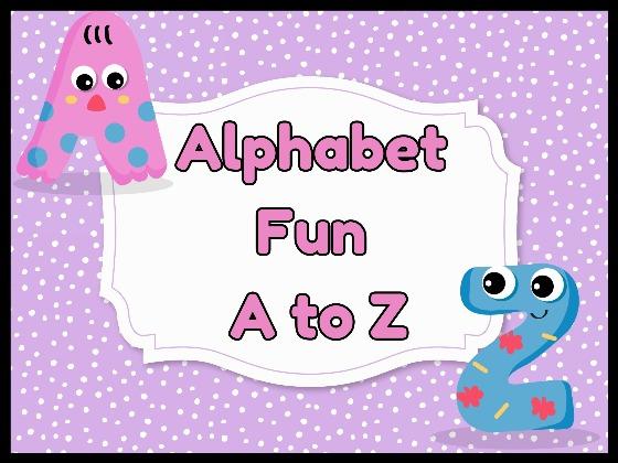 Alphabet Fun Letters Aa to Zz