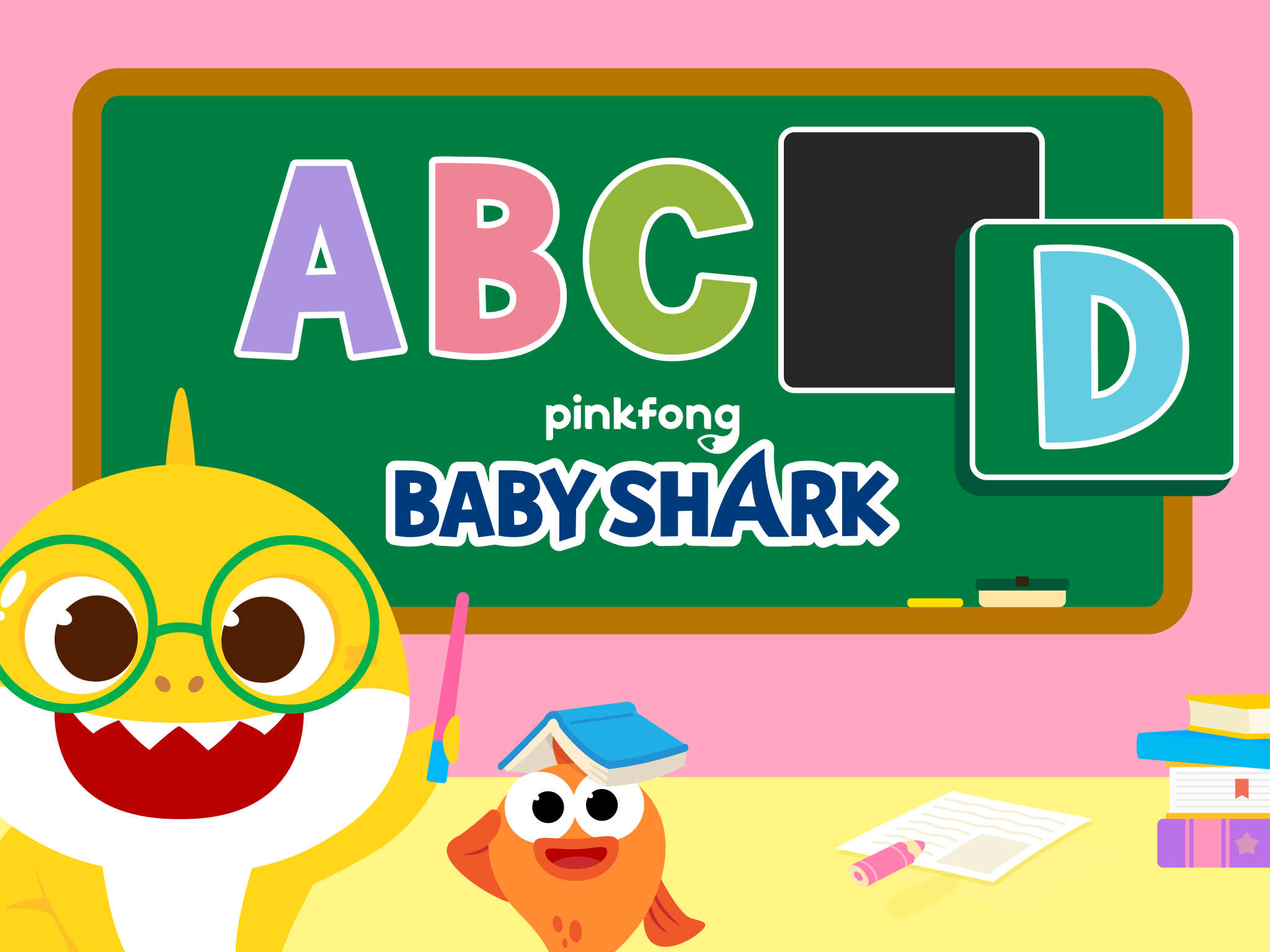 A, B, C, D with Baby Shark
