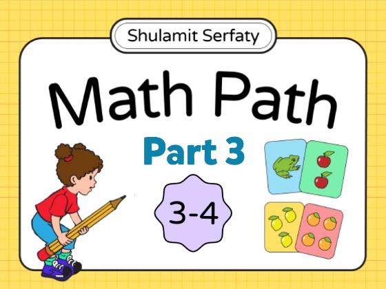 Math Path for Ages 3-4: Part 3