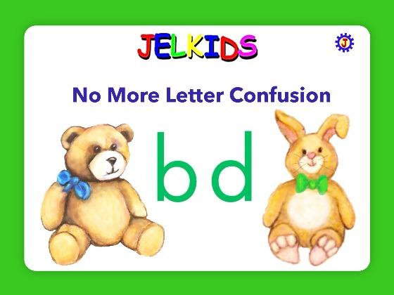 Lowercase b and d