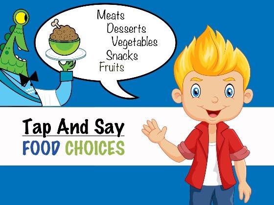 Tap And Say - Foods