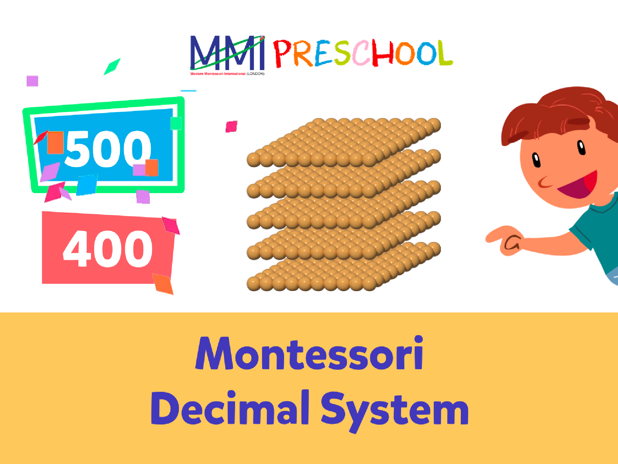 Fun with Montessori Decimal System